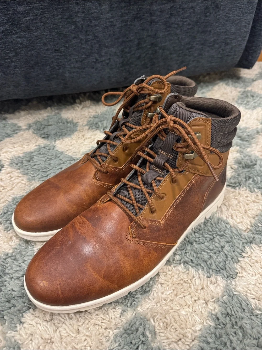 Men’s Timberland Graydon brown leather sneaker boot size 11